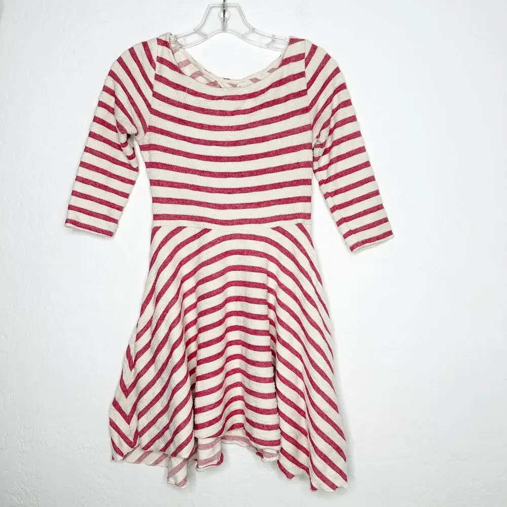 Free People Open Back Dress Fit & Flare Skater Mini Dress XS Xsmall EUC Boho - Picture 5 of 10